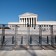 Supreme Court behind barricades